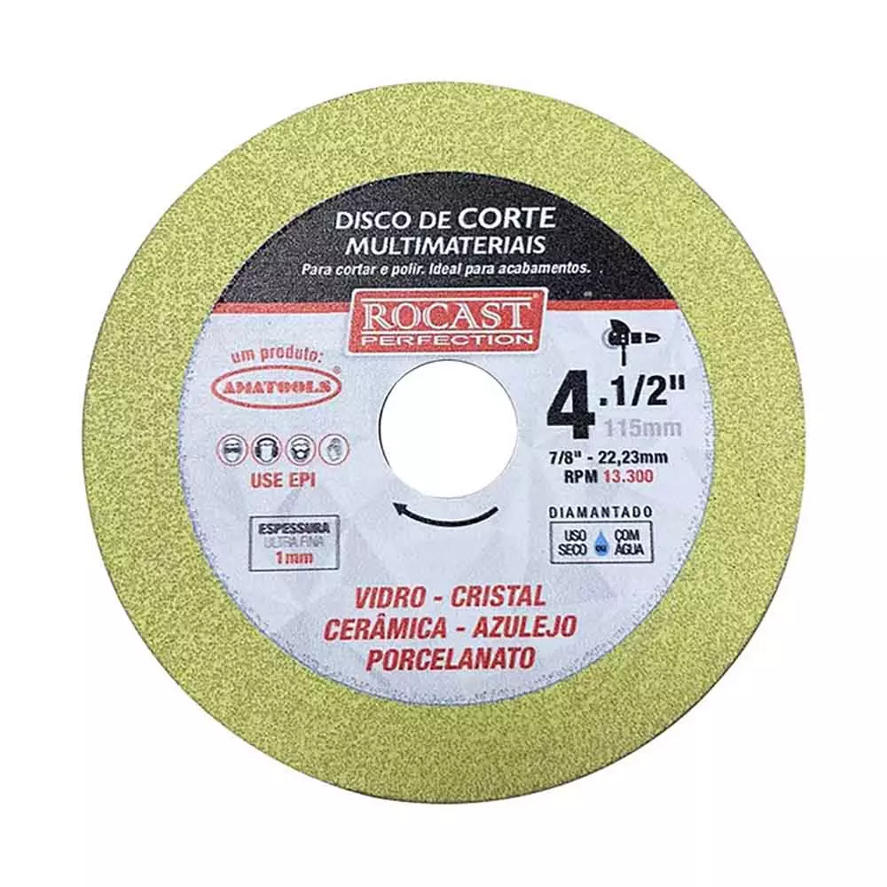 Disco De Corte Multimateriais Rocast 